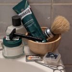 The Proraso green Sunday black shave.