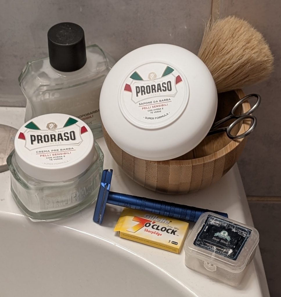 The Henson Blue & Gillette Yellow Shaves